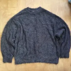 WYM グレー オーバーサイズ ニット