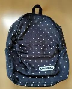 outdoor リュック ブラック 星