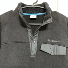 Columbia ハーフスナップフリース M ブラック