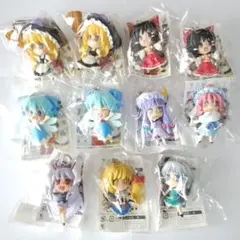 東方Project 東方キーチェーン マスコット 11個セット 東方Project 東方キーチェーン フィギュア キーホルダー 茜屋 まとめ