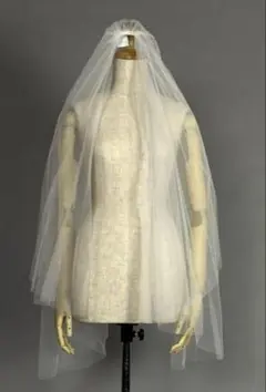 イタリアンチュール　OW-S ホワイト シフォン ウェディングベール