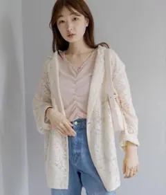 kastane レースジャケット アイボリー