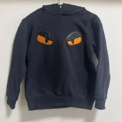 キッズ パーカー ブラック ハロウィン　モンスター