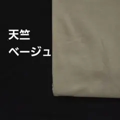 Ａ-15■天竺ニット生地　ベージュ　1.5m