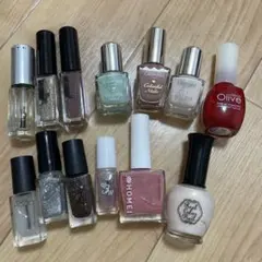 マニキュア　ネイル　ケイト　ネイルホリック　キャンメイク　半数未使用に近い