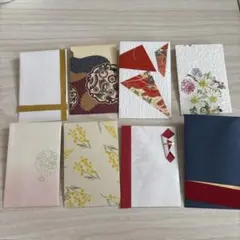 お年玉袋　和風ぽち袋 8枚セット