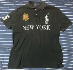 ラルフローレン NEW YORK ポロ　ビッグポニー　５　黒