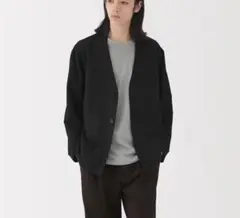 無印良品 風を通す ストレッチ カーディガン 紳士 XL ダークネイビー 