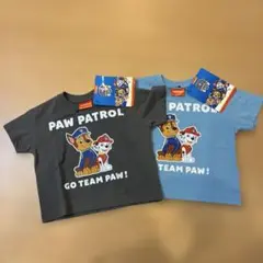 【新品未使用】パウパトロールTシャツ2枚セット　80cm