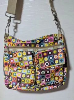 レスポートサック　カラフルドット柄ショルダーバッグ※未使用