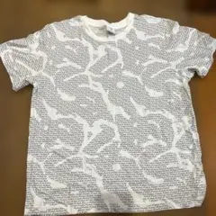 PUMA 総柄 ロゴ Tシャツ ホワイト XL