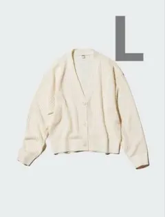 UNIQLO メッシュショート カーディガン オフホワイト