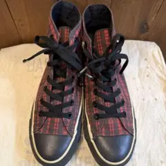 90s USA製　コンバース オールスター　チェックヴィンテージ 24,5cm