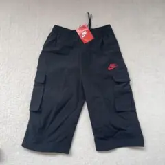 Nike 短パン　カーゴパンツ 黒 新品タグ付き130サイズ