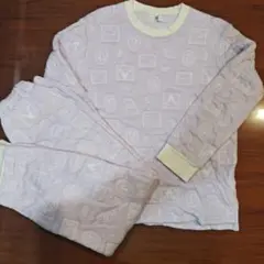 Wacoal KIDS 薄紫 長袖パジャマ　サイズ10