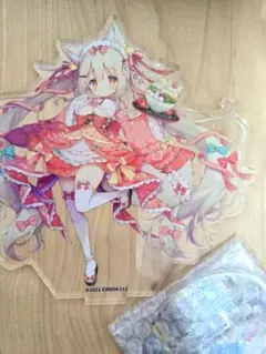 桃豆こまもち　アクリルスタンド