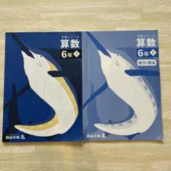 四谷大塚 予習シリーズ 算数 6年上 解答・解説 セット