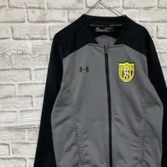 アンダーアーマー！ジャージ　トラックジャケット　グレーS ロゴ刺繍88