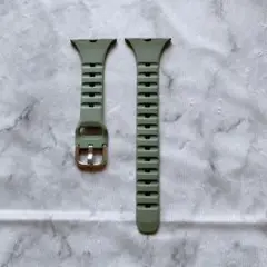⭐️ Apple Watch 対応 グリーン コンパチブル シリコン スポーツ