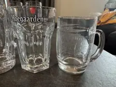 Hoegaarden サントリー生　ガラス ジョッキ