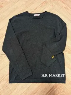 H.R. MARKET ダークグリーン ニットセーター アンゴラ