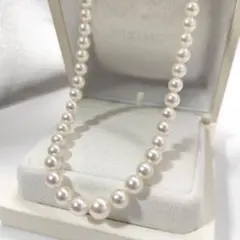 28756✨ミキモト パールネックレス アコヤ真珠 K14WG ホワイトゴールド 