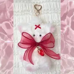 モールドール モール人形 모루인형 韓国 ねこ ペルシャ キーホルダー チャーム