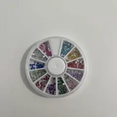 ネイルパーツ ラインストーン 12色セット