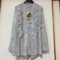 【新品】greed international ブラウス　花柄　Mのサムネイル