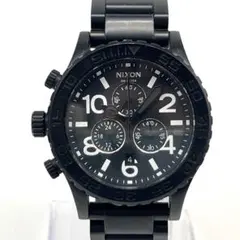 m*7様 ◇NIXON 腕時計 クロノグラフ オールブラック - メルカリ