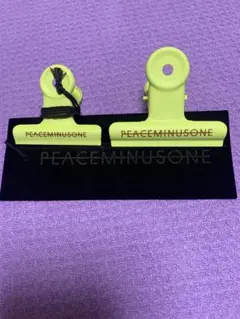 PEACEMINUSONE bulldog clip