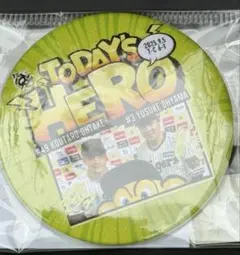 TODAY'S HERO 9/5 缶バッジ　大山悠輔選手・大竹耕太郎投手