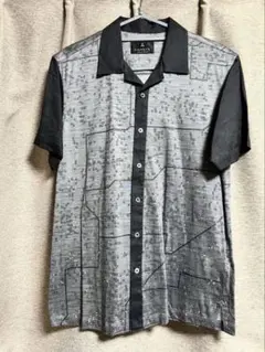 美品 LANVIN COLLECTION 半袖シャツ Lドットパターン グレー系のサムネイル