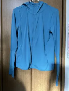 エアリズムUVカットフルジップパーカ/ターコイズ