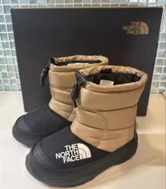 THE NORTH FACE ヌプシ　ブーティー　 ベージュ20cm ケルプタン