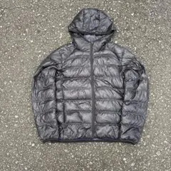 00s old uniqlo ダウンジャケット 光沢 短丈 y2k モンベル 似