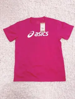 asics アシックス半袖ドライTシャツスポーツウェアピンクMサイズ新品タグ付きのサムネイル