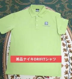 NIKE DRIFITポロシャツ ライムグリーン Mサイズのサムネイル