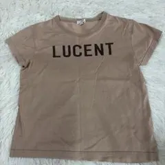 LUCENT ロゴプリント Tシャツ ベージュのサムネイル