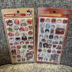 正規品　ボンボンドロップシール 2枚セット 和柄　東京観光　縁起物