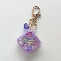 レジン 魔法の琥珀糖キーホルダー
