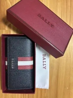 BALLY レザーキーケース ストライプデザイン BALLY キーケース レザー ストライプ - メルカリ