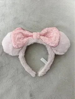 ディズニー カチューシャ ミニー ふわふわ ピンク もこもこ