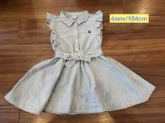 PETIT BATEAU ノースリーブワンピース ストライプのサムネイル
