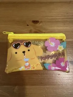 日焼けポムポムプリン クリアポーチ　セリア　ダイソーのサムネイル