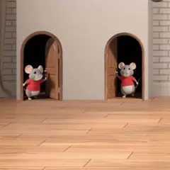 ネズミ　ウォールステッカー