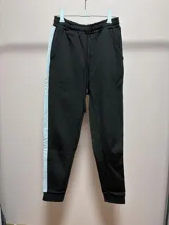 サイドライン ブラックジョガーパンツ Mサイズ　スウェットパンツ