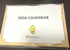 【新品未開封】ニュークイック　クイッピー　卓上カレンダー2026のサムネイル