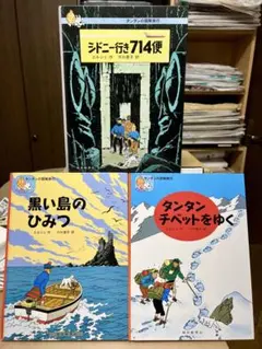 タンタンの冒険旅行3冊セット シドニー行き714便、チベットをゆく、黒い島の秘密