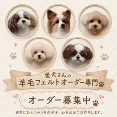 SORA'S 羊毛フェルト 犬 オーダーメイド専門・わんちゃん